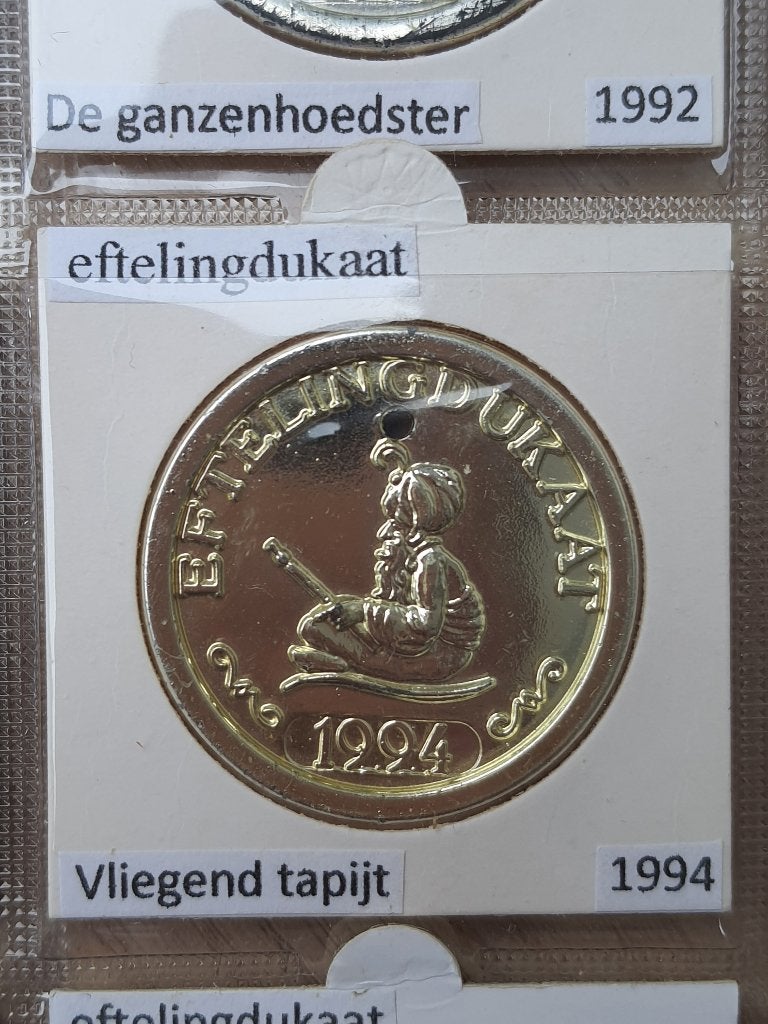 Efteling dukaat ezeltje strekje 1994, Verzamelen, Ophalen of Verzenden, Zo goed als nieuw, Overige typen