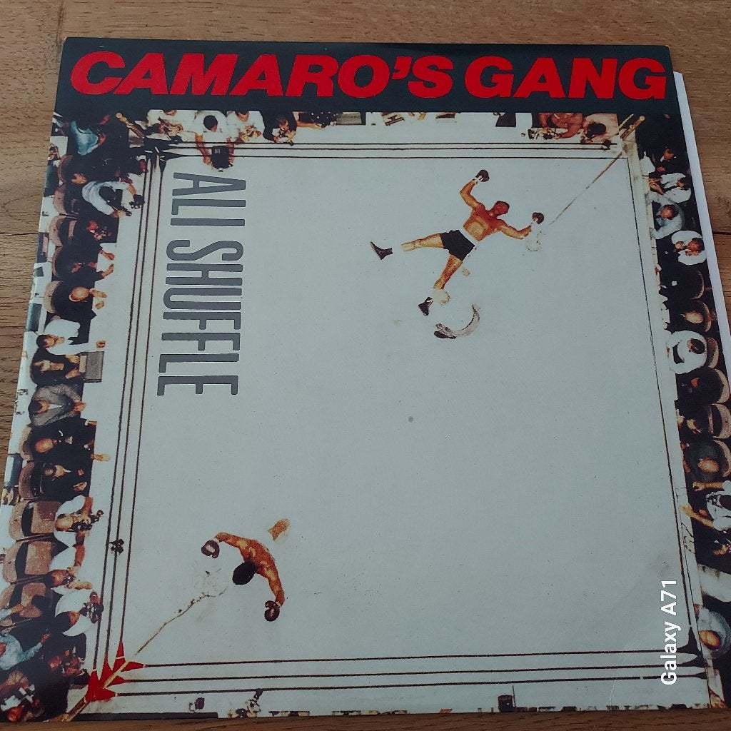 12" Maxisingel Camaro's Gang - Ali Shuffle / Fuerza Major, Gebruikt, Ophalen of Verzenden, Disco, Beschermende buitenhoes
