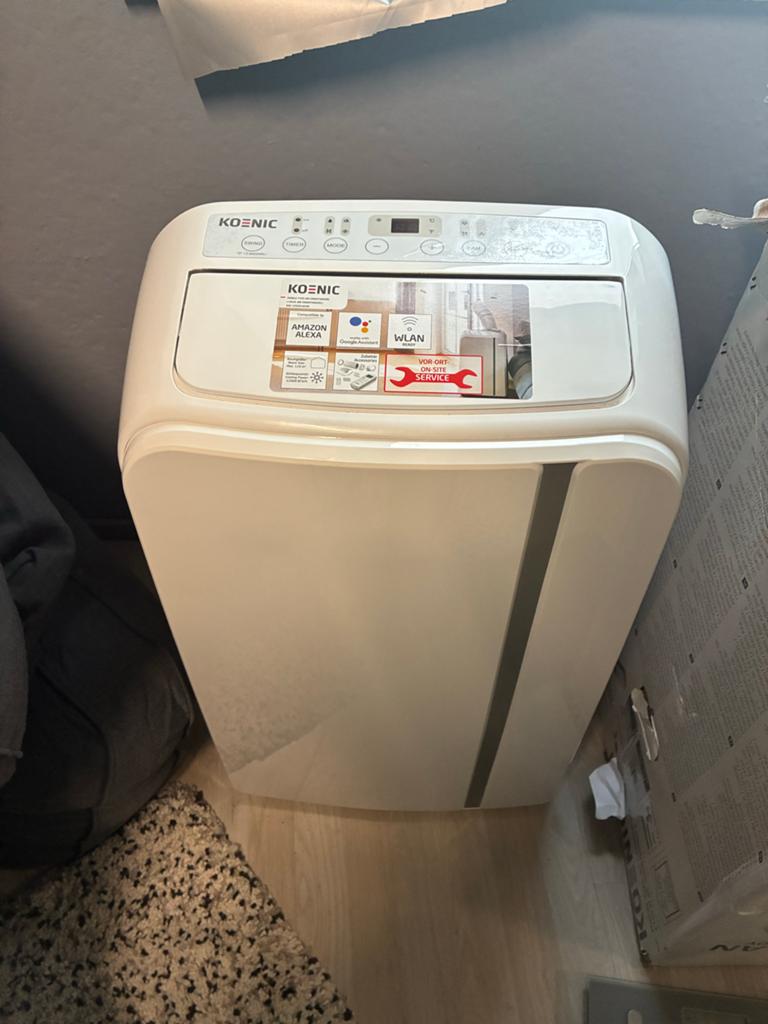 KOENIC Mobiele Airco KAC 12020 WLAN – NIEUW & ONGEBRUIKT!, Ophalen, Minder dan 60 m³, 3 snelheden of meer, Zo goed als nieuw