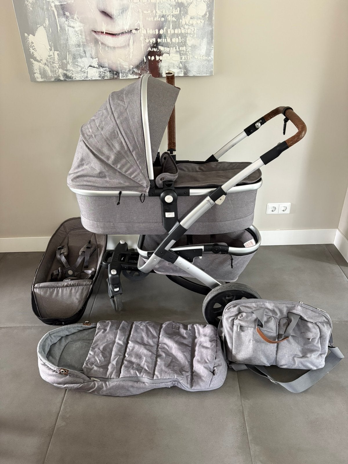 Joolz Geo 2 Kinderwagen 2-in-1 Radiant Grey, Ophalen, Gebruikt, Combiwagen, Overige merken