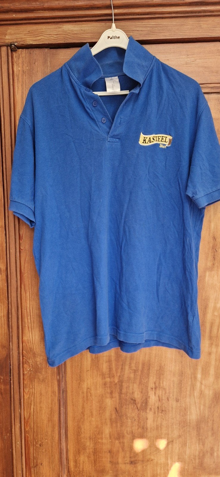Kasteel Bier Polo Shirt - Blauw - Maat L, Maat 52/54 (L), Blauw, B&C Collection, Ophalen of Verzenden