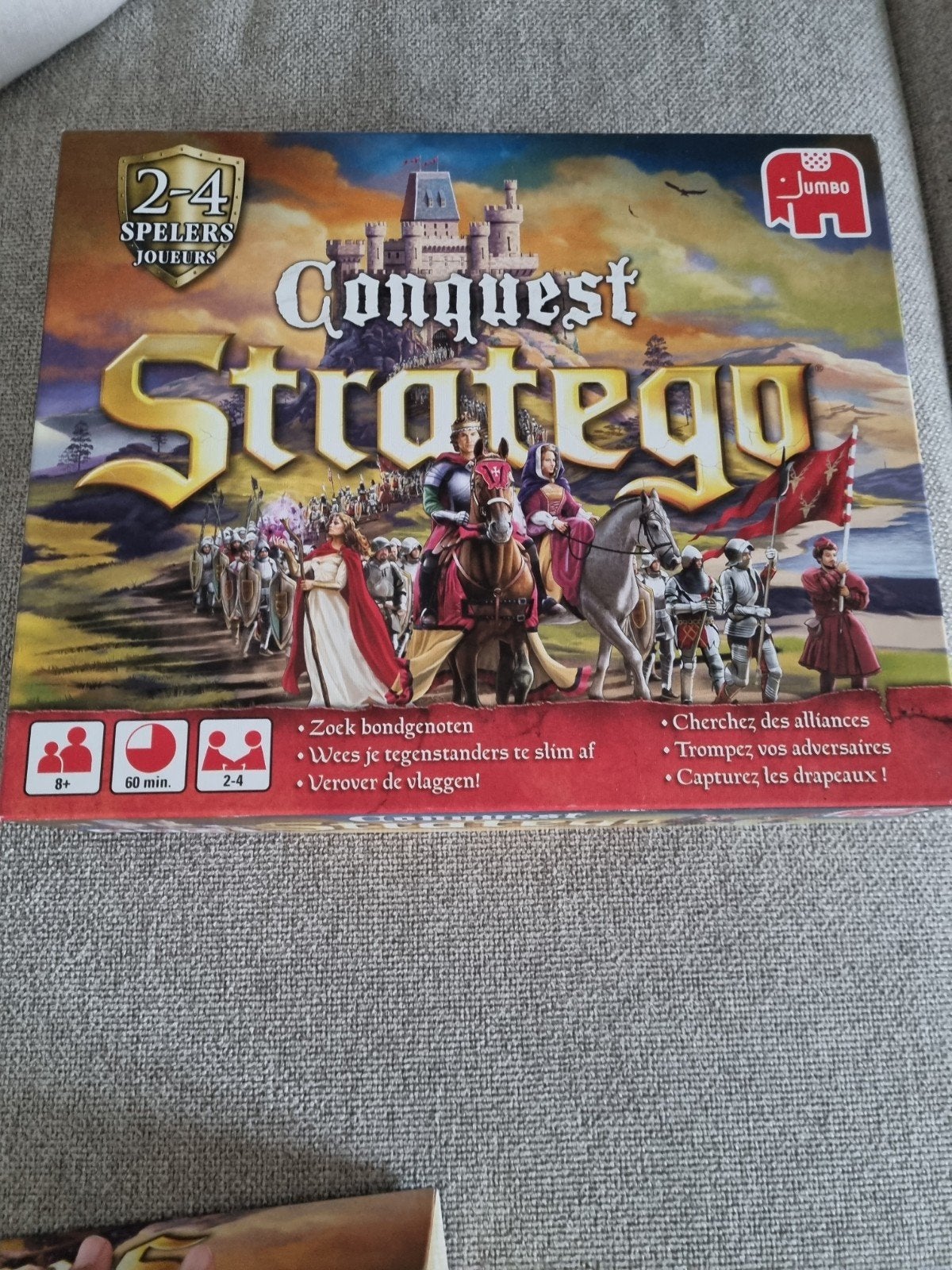 Stratego Conquest Bordspel - Compleet en Gebruikt, Drie of vier spelers, Ophalen of Verzenden, Gebruikt