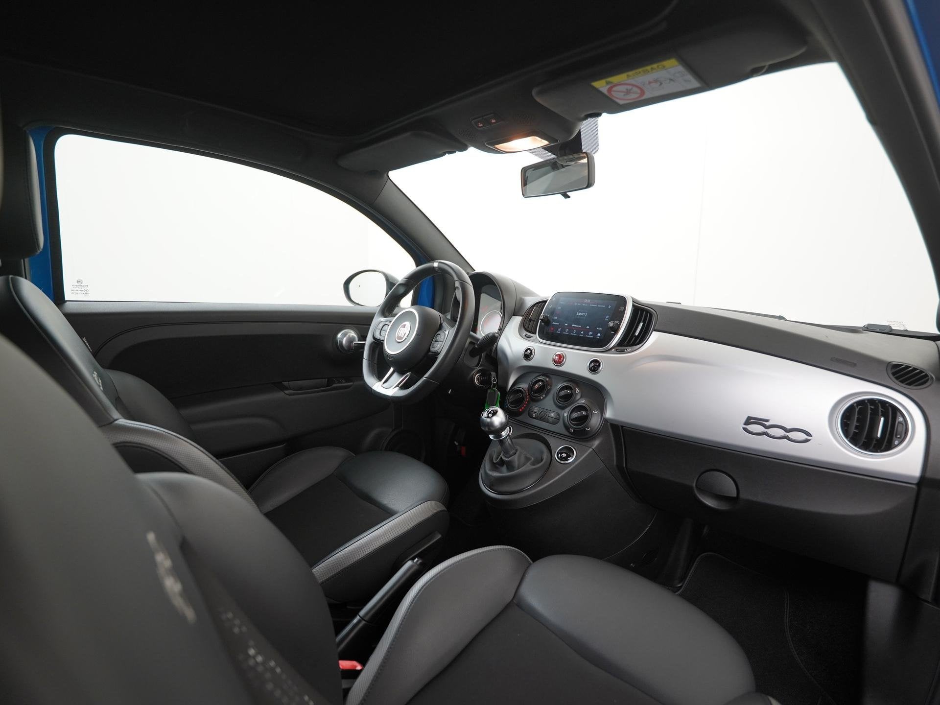 Fiat 500C 1.0 Hybrid Connect | Apple/Android Carplay | Cruis, Voorwielaandrijving, 12 maanden, Stof, Gebruikt