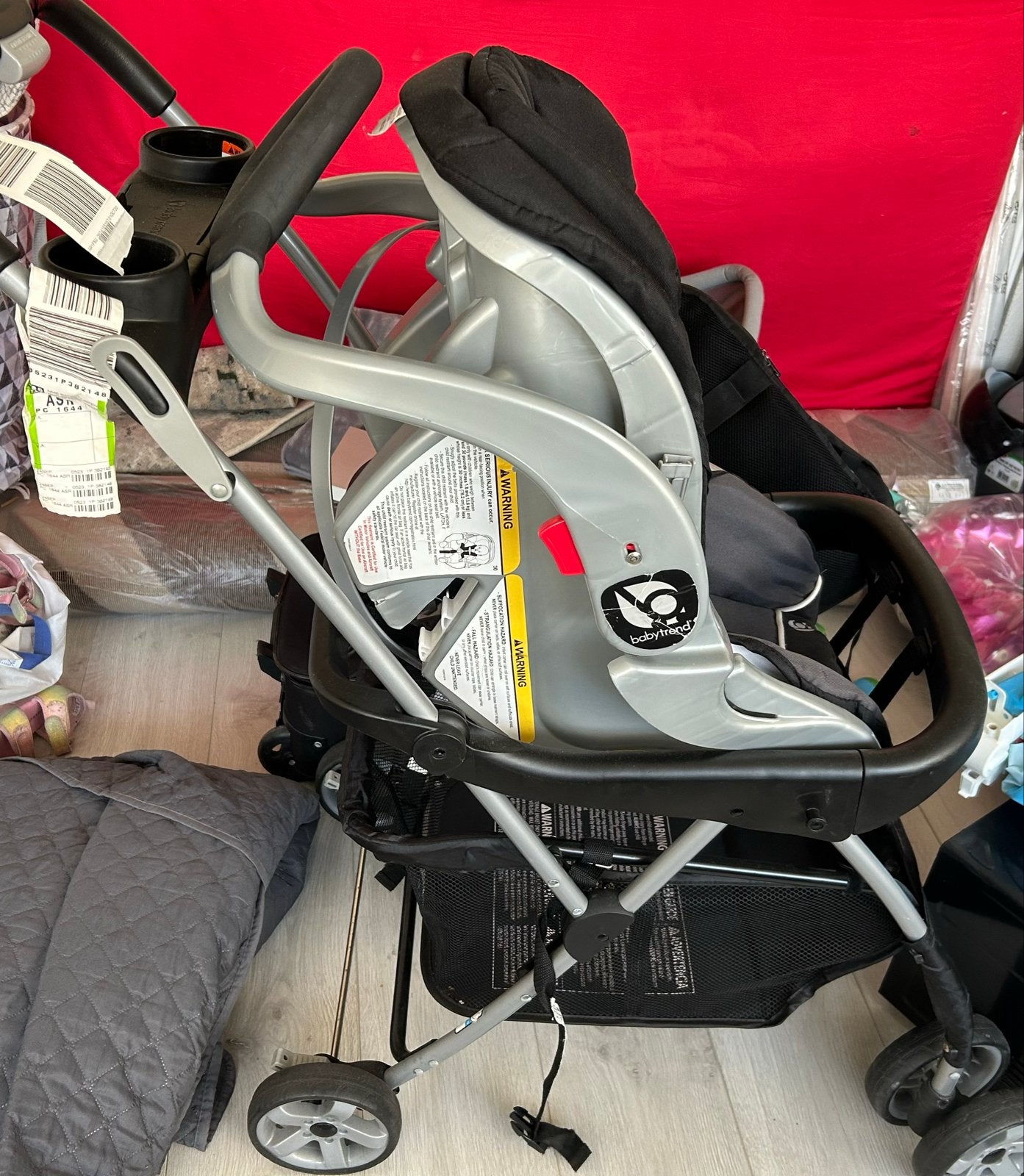 Babyhug autostoel met kinderwagen, Overige merken, 0 t/m 13 kg, Gebruikt, Autogordel