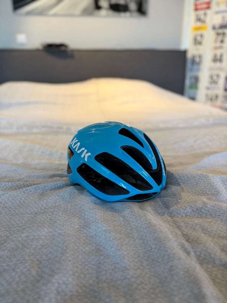 Kask Protone Fietshelm - Blauw - Maat S (50-56cm), Ophalen of Verzenden, Gebruikt, S, Heer of Dame
