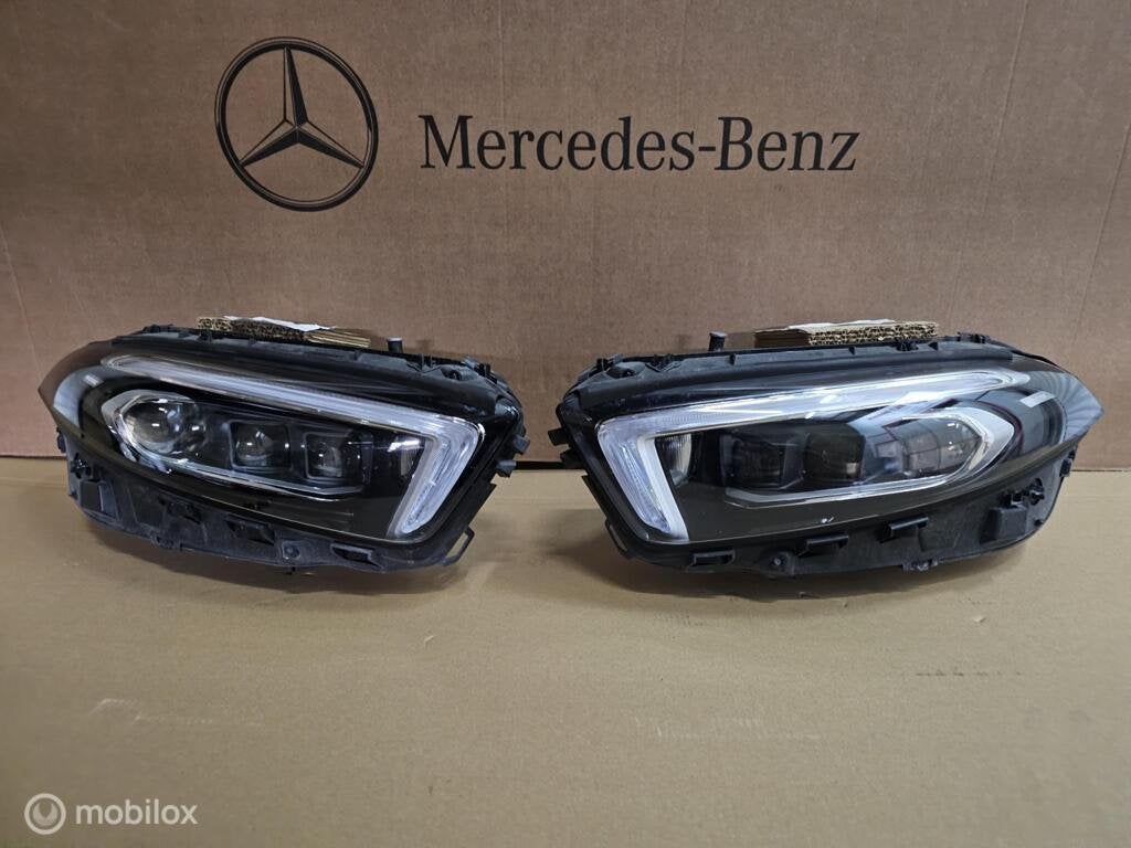 Koplampen set Mercedes A35 A45 W177 multibeam ('18-'22), Auto-onderdelen, Gebruikt, Mercedes-Benz, Ophalen of Verzenden