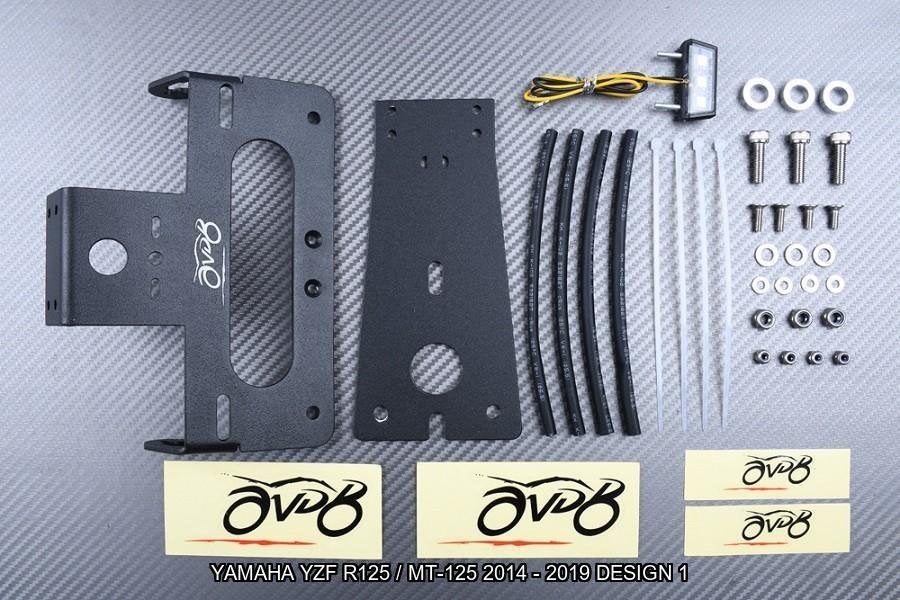 Korte Kentekenplaathouder YAMAHA YZF R125 / MT-125 2014 2019