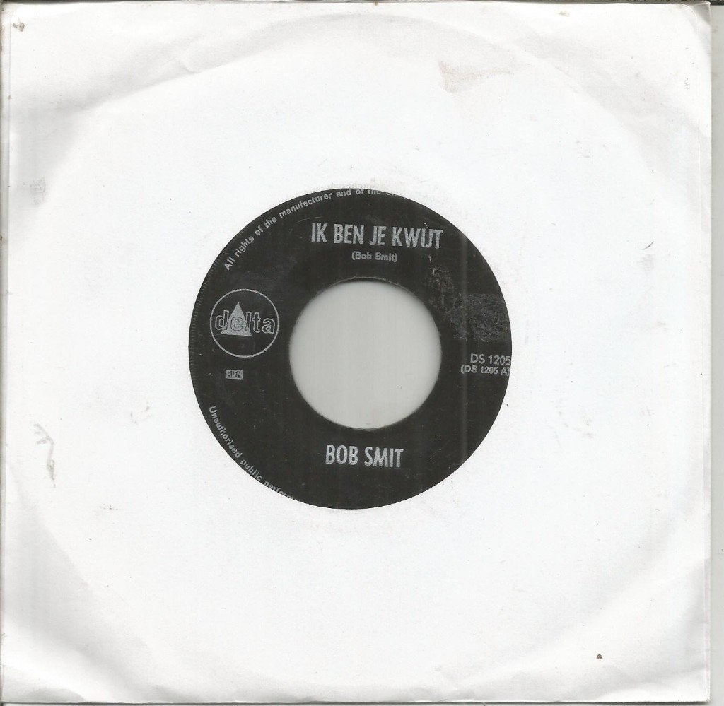 Bob Smit En Het Duke City Sextet – Ik Ben Je Kwijt (1966), Cd's en Dvd's, Gebruikt, 7 inch, Levenslied of Smartlap, Beschermende buitenhoes