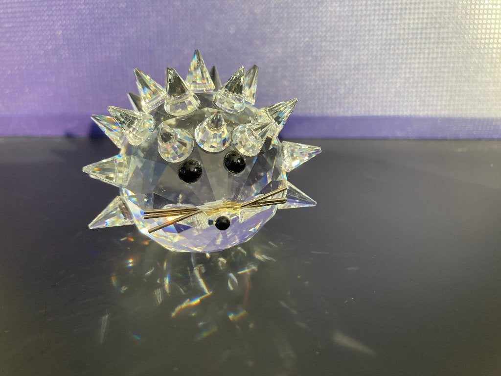 Swarovski Egel met snorharen, Ophalen of Verzenden, Zo goed als nieuw, Figuurtje
