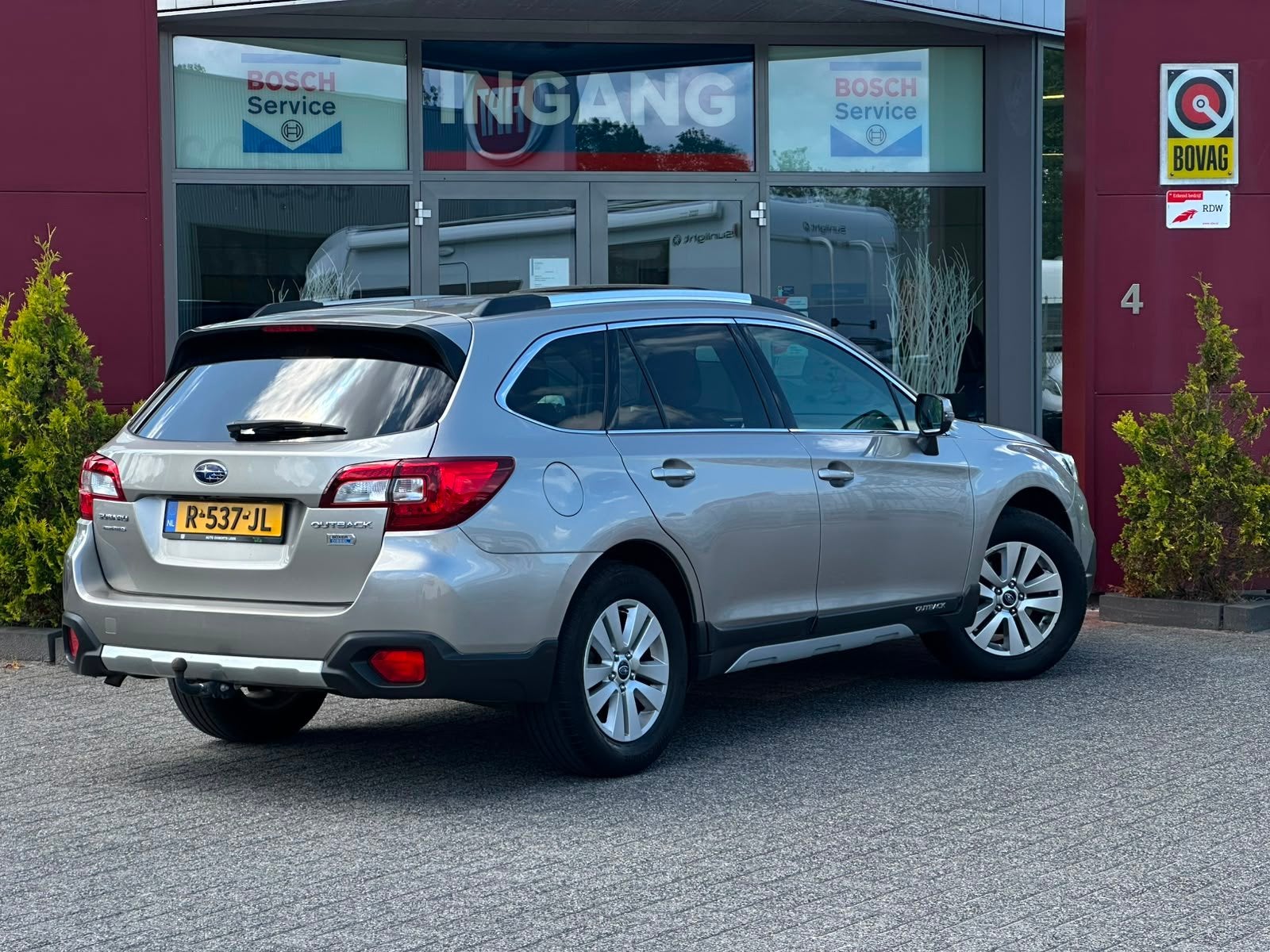 Subaru Outback 2.0D | Pano | ACC | Trekhaak (bj 2015), Auto's, Subaru, Automaat, 1998 cc, Beige, 150 pk