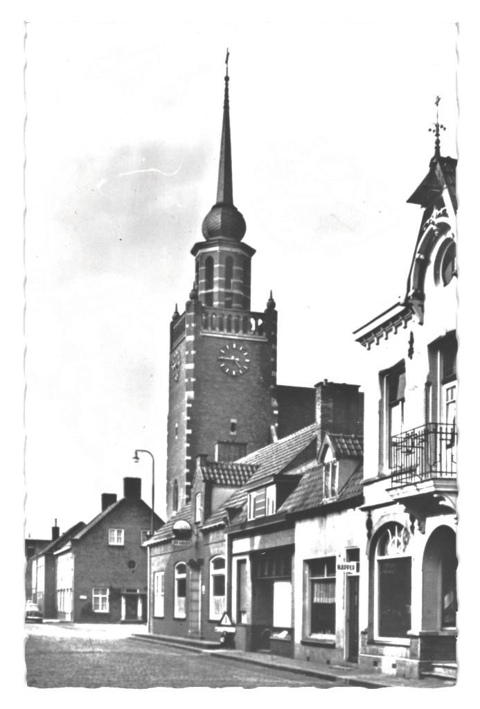988117 IJzendijke 1966 Z Koninginnestraat _Nette oude kaart, Ophalen of Verzenden, 1960 tot 1980, Ongelopen, Zeeland