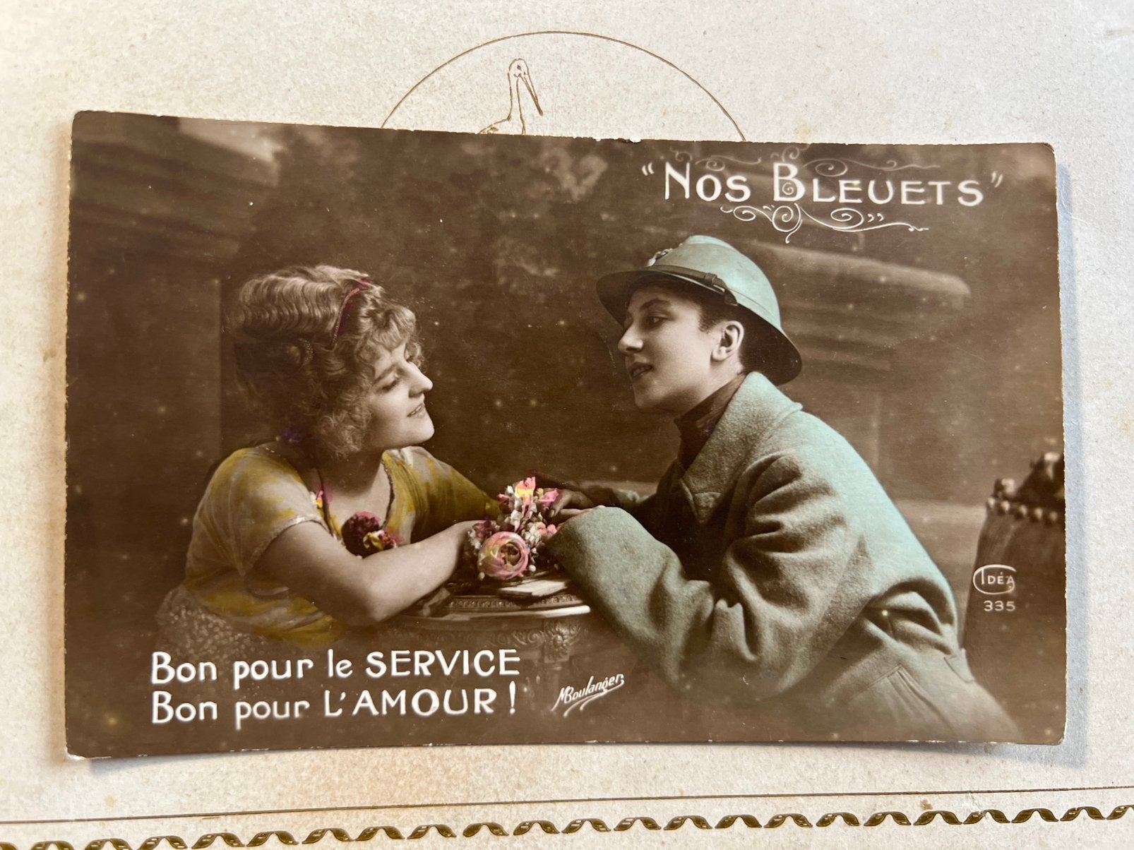 18-3-1918 Nos Bleuets - Van een Franse militair - WO1 (GO), Ophalen of Verzenden, Voor 1920, Gelopen, Overige thema's