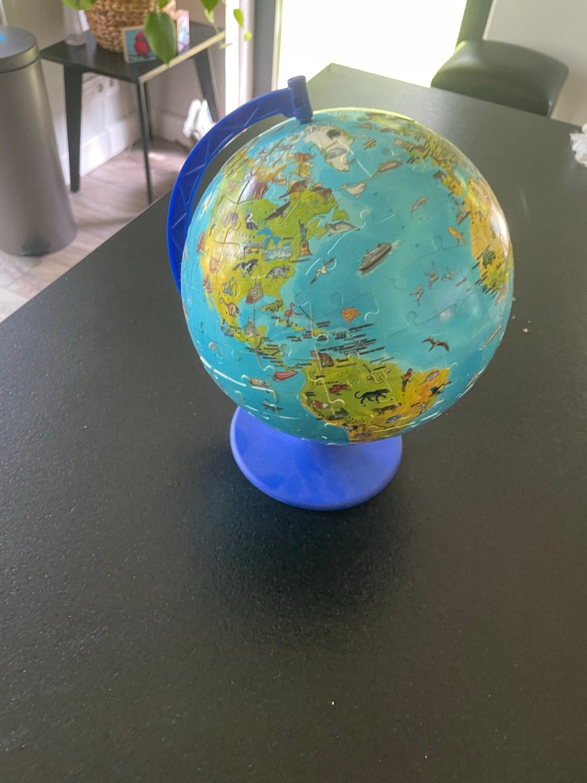 Ravensburger 3D Puzzel Wereldbol - 180 Stukjes, Hobby en Vrije tijd, Denksport en Puzzels, Zo goed als nieuw, Rubik's of 3D-puzzel