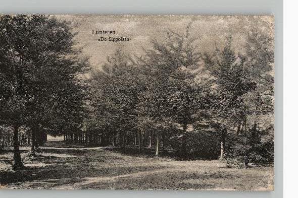 Lunteren De Sippolaan 2 oude kaarten, Verzamelen, Ansichtkaarten | Nederland, Verzenden, 1920 tot 1940, Gelopen, Gelderland
