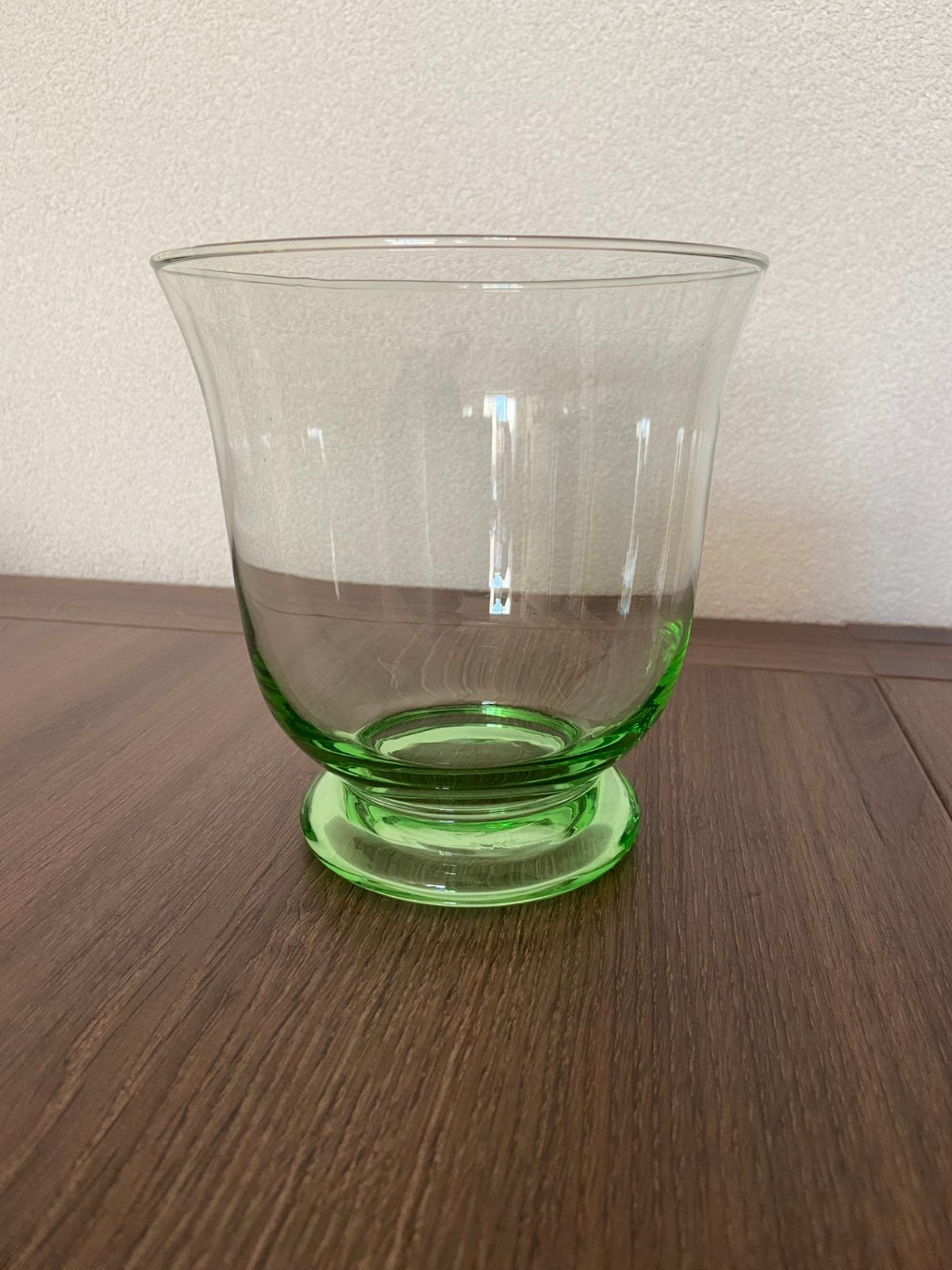 Lime Groene Vaas, Ophalen, Gebruikt, Groen, Glas