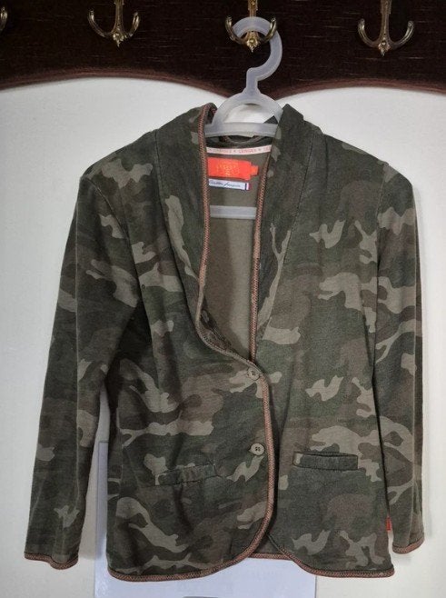 Le Temps des Cerises camouflageblazer, Meerkleurig, Le temps, Ophalen of Verzenden, Maat 36 (S)