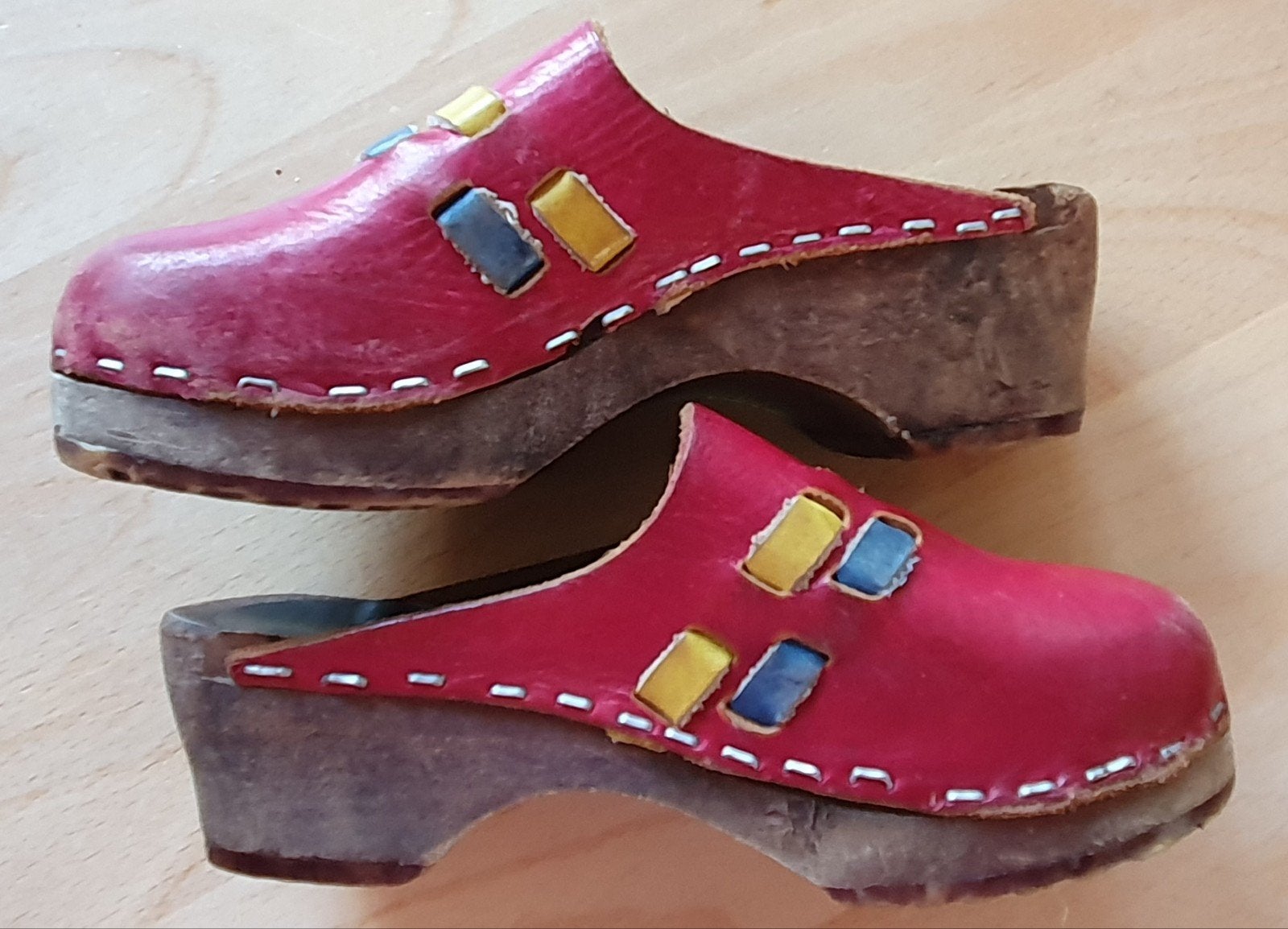 Zweedse vintage klompen/ clogs Christer Johanson maat 21, Gebruikt, Meisje, Overige typen, Ophalen of Verzenden