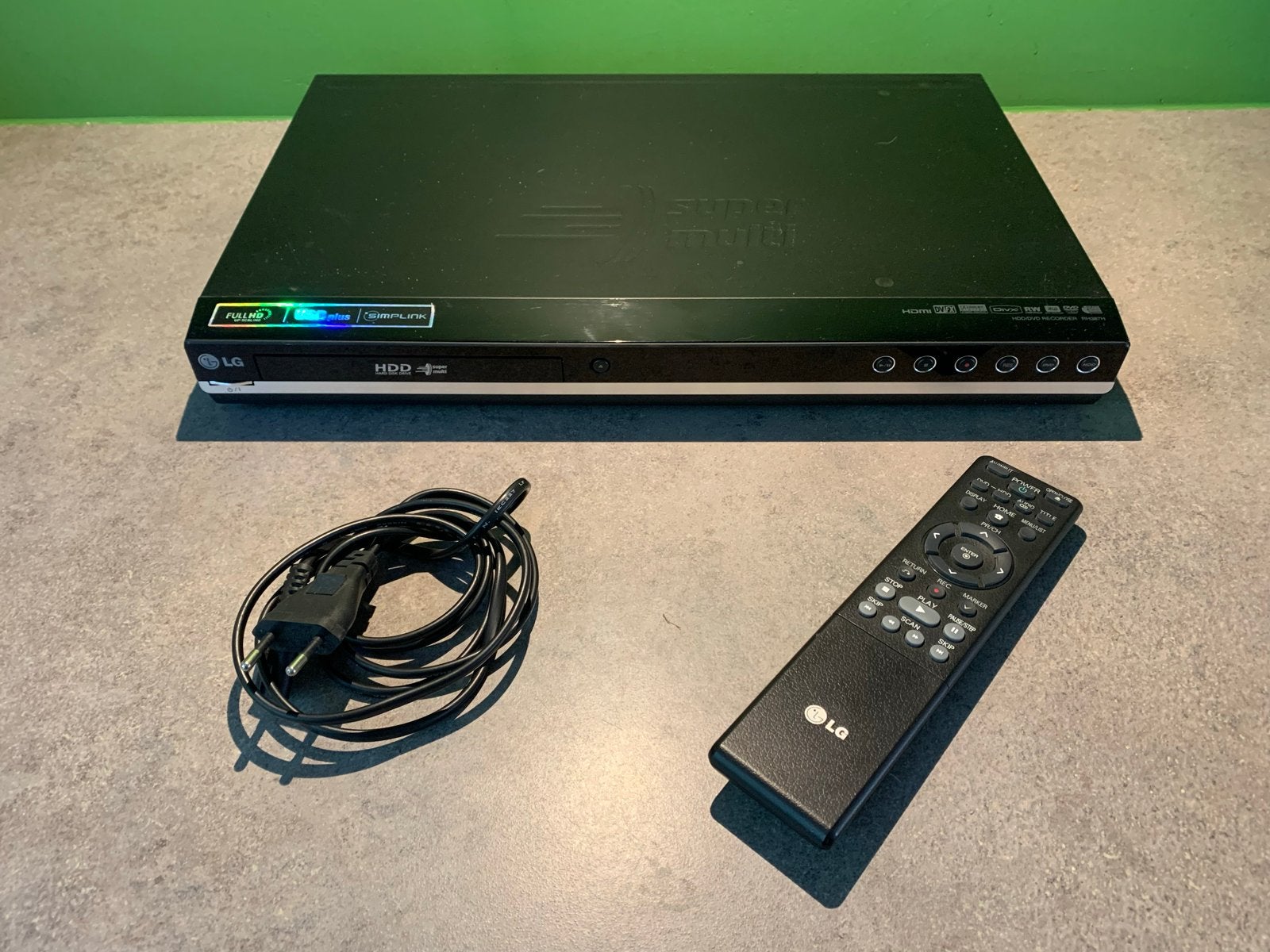HDD/DVD Recorder RH387H met afstandsbediening LG, Gebruikt, Met harddisk, Dvd-recorder, Ophalen of Verzenden