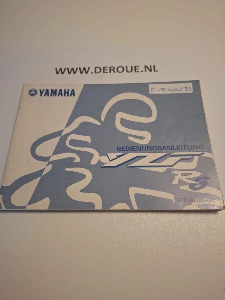 32 0WNERS MANUAL YAMAHA YZF R6 1999 USED, Motoren, Handleidingen en Instructieboekjes, Ophalen of Verzenden, Yamaha
