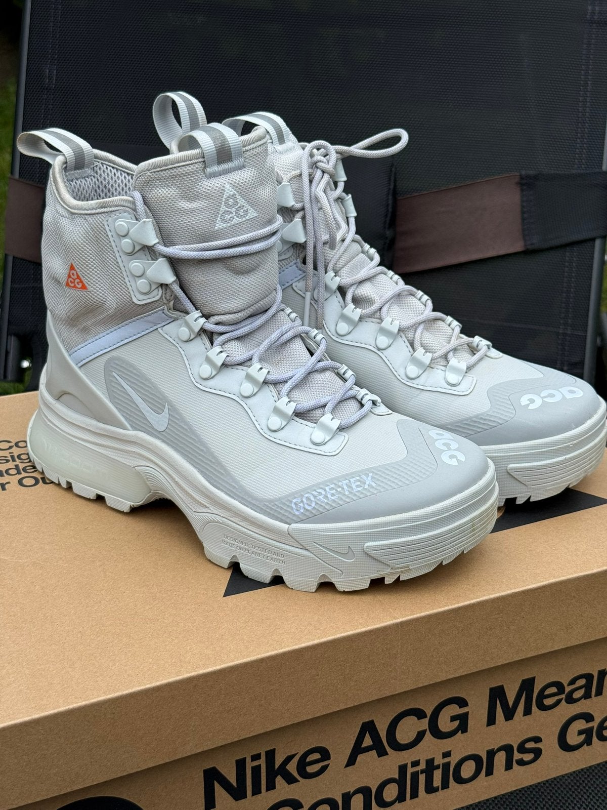 Nike ACG Zoom Gaiadome  Grey Fog/ Pure Platinum Unisex, Overige kleuren, Ophalen of Verzenden, Zo goed als nieuw, Wandelschoenen of Bergschoenen