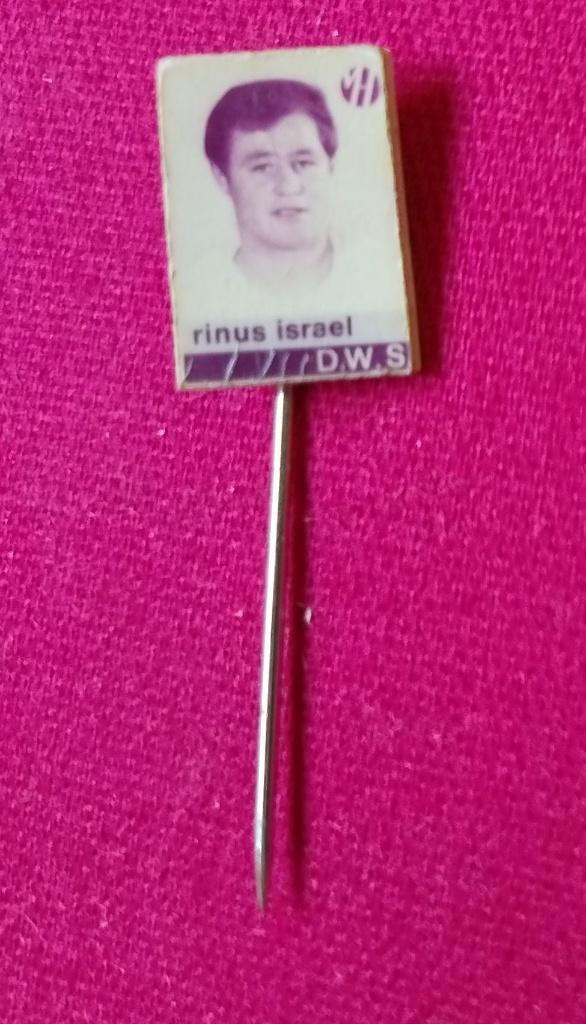 RINUS ISRAEL 2x items van deze FEYENOORD legende, Ophalen of Verzenden, Gebruikt, Feyenoord, Overige typen