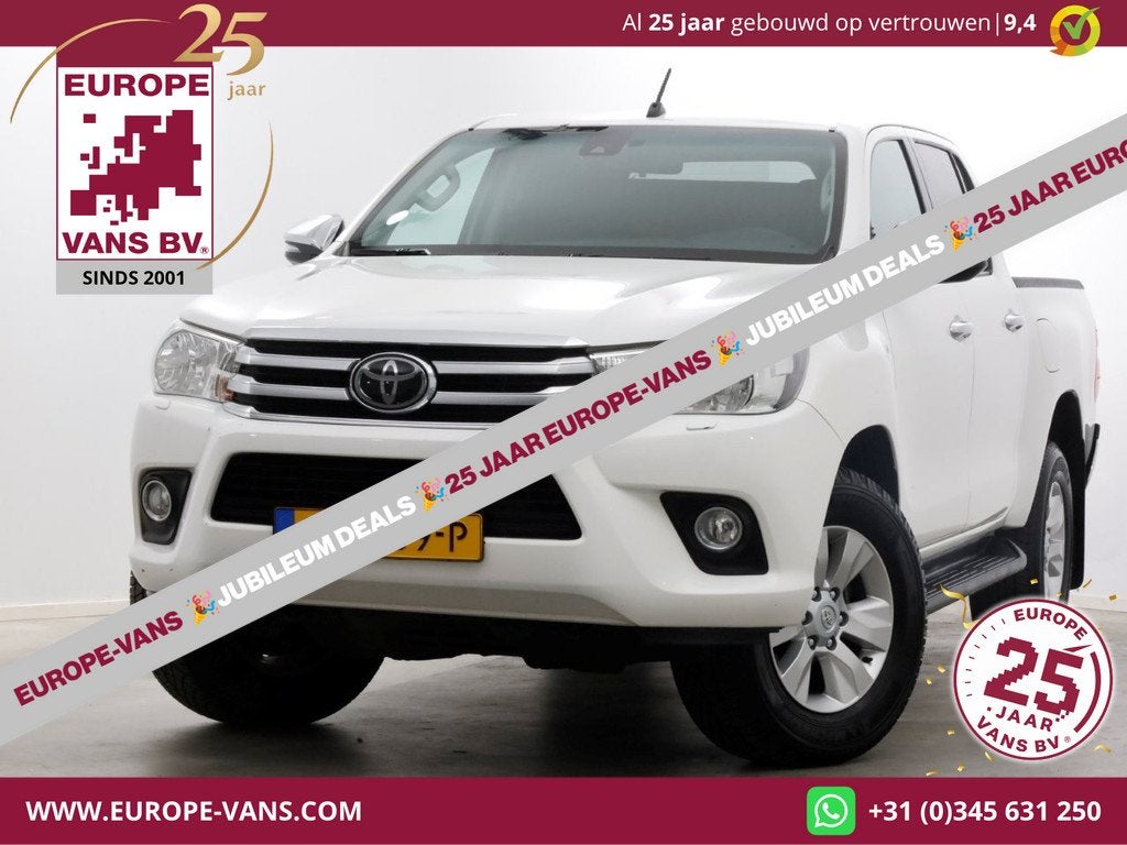 Toyota Hilux 2.4 D-4D-F 150pk E6 4WD 4x4 Double Cab Automaat, Auto's, Toyota, Automaat, Gebruikt, Euro 6, 4 cilinders