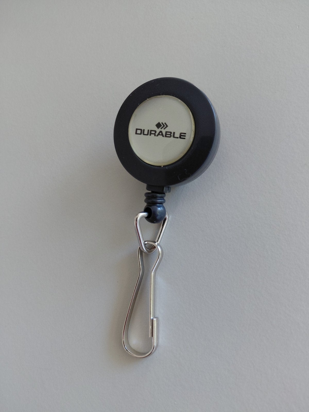 Durable sleutelrol met riemclip - Zwart, Ophalen of Verzenden, Nieuw