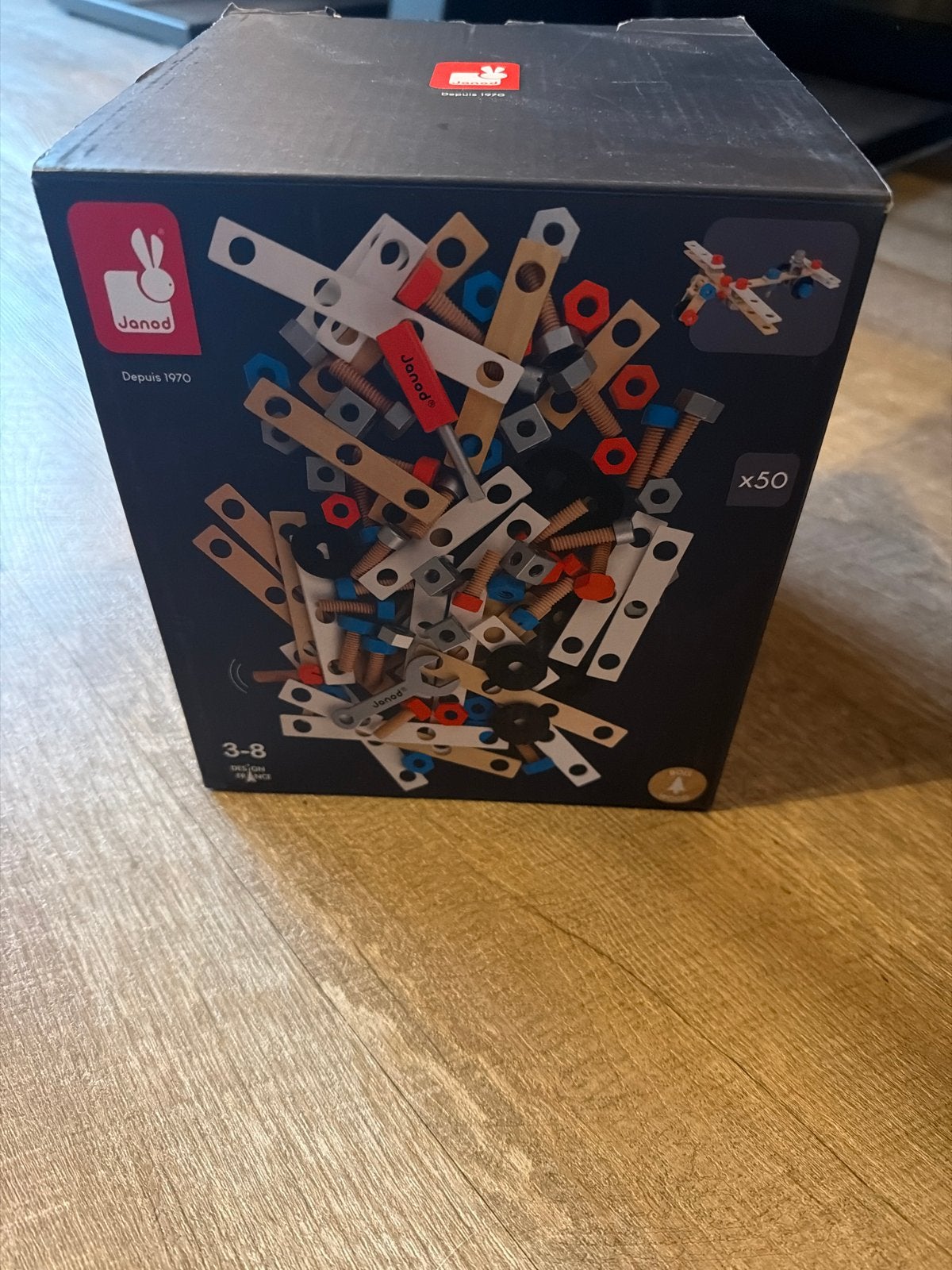 Janod Brico'Kids DIY Barrel - Zo goed als nieuw, Ophalen of Verzenden, Zo goed als nieuw, Bouwen