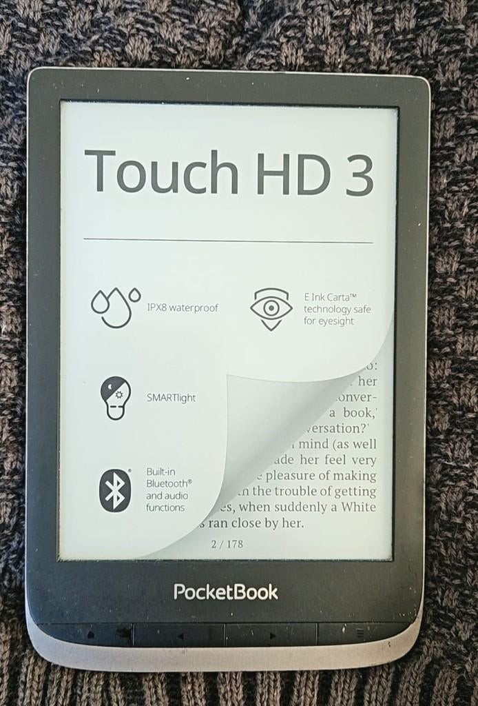 PocketBook Touch HD 3 – Luxe E-reader, Gebruikt, Ophalen of Verzenden, 16 GB of meer, 7 inch
