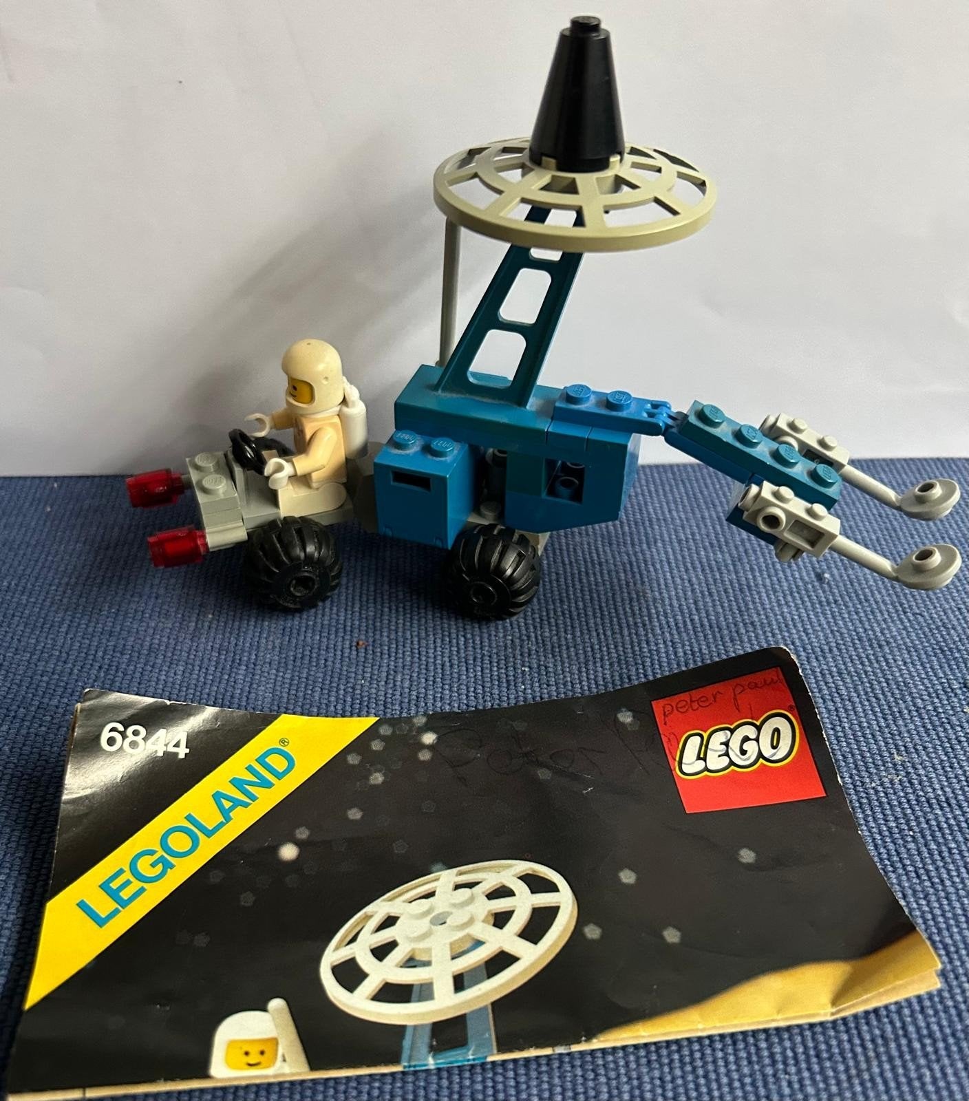 LEGO Legoland 6844 - Ruimtevoertuig met astronaut, Ophalen, Gebruikt, Overige merken