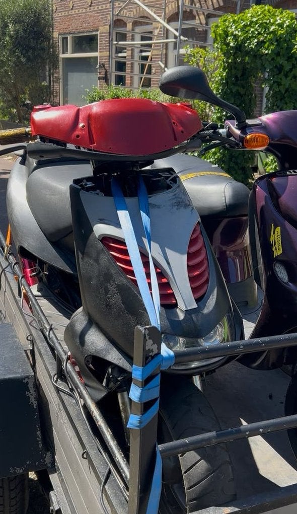 Aprilia SR 50 DR70cc 2T Watergekoeld - Snelle Scooter top107, Ophalen, Gebruikt, Tweetakt, SR 50