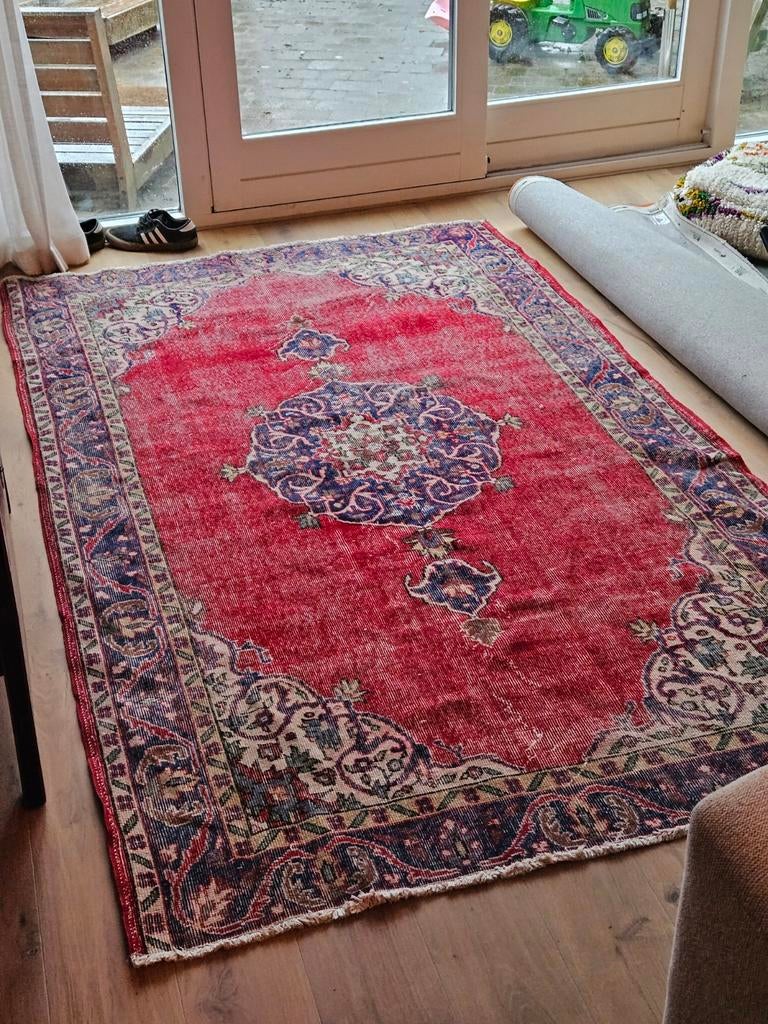 Kleed van Rozenkelim - 165x270cm - Zeer goede staat, Huis en Inrichting, Stoffering | Tapijten en Kleden, Rozenkelim, Gebruikt