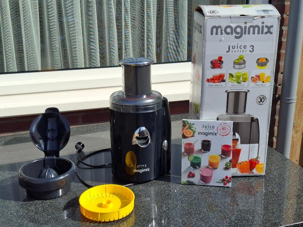 MAGIMIX JUICE EXPERT 3 NOOIT GEBRUIKT NIEUW IN DE DOOS, Ophalen, Nieuw, Sapcentrifuge