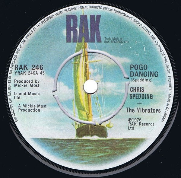 chris spedding + the vibrators/pogo dancing-punk-ZELDZAAM, Gebruikt, Verzenden, Originele persing, 7 inch