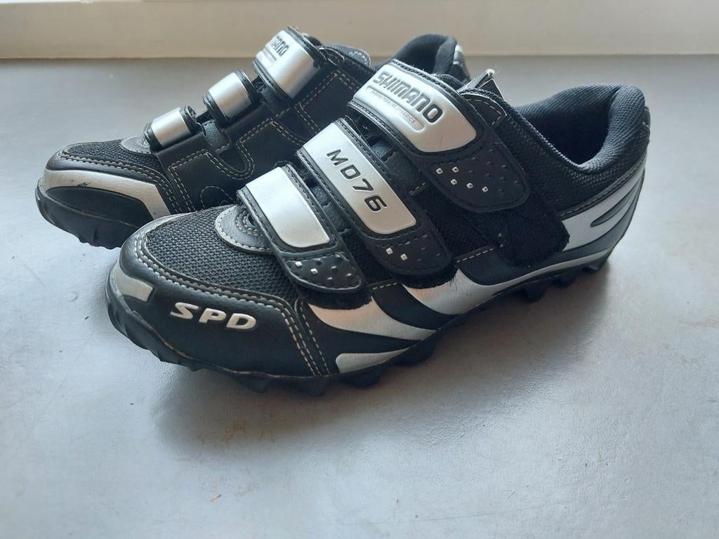 Shimano SH-MD76 Mountainbike Schoenen - Zwart/Zilver, Gebruikt, Heren, Schoenen, Overige maten
