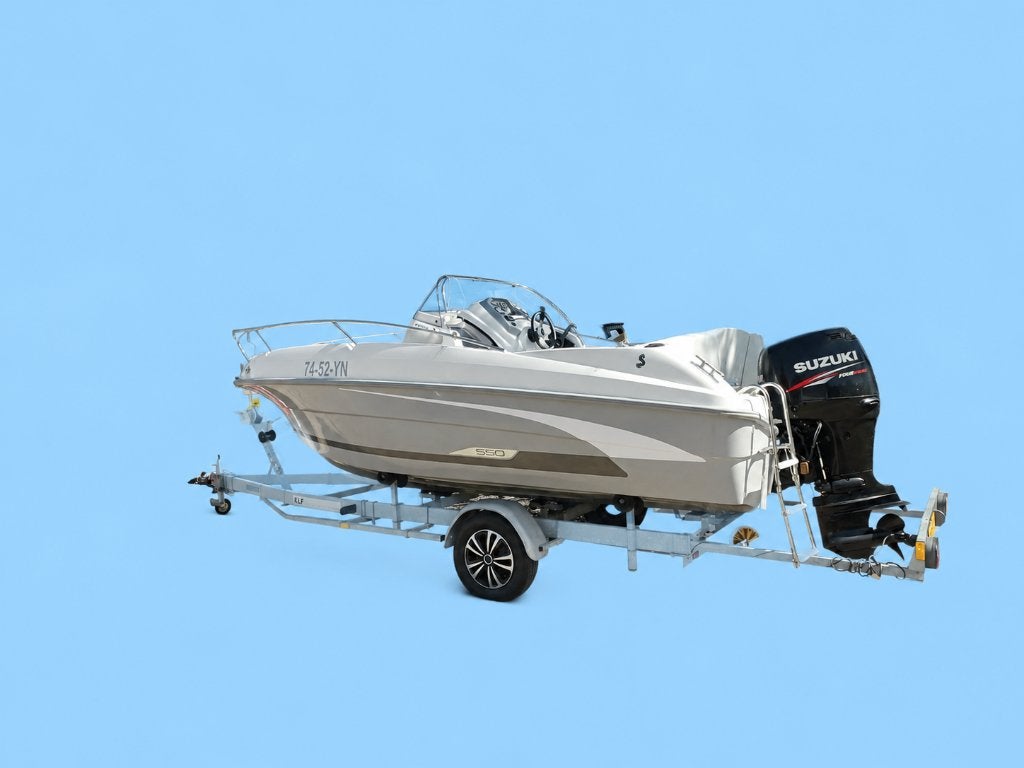 Consoleboot Beneteau 550 Flyer Sundeck bouwjaar 2010, Watersport en Boten, Vis- en Consoleboten, 70 cm, Gebruikt, Viertaktmotor