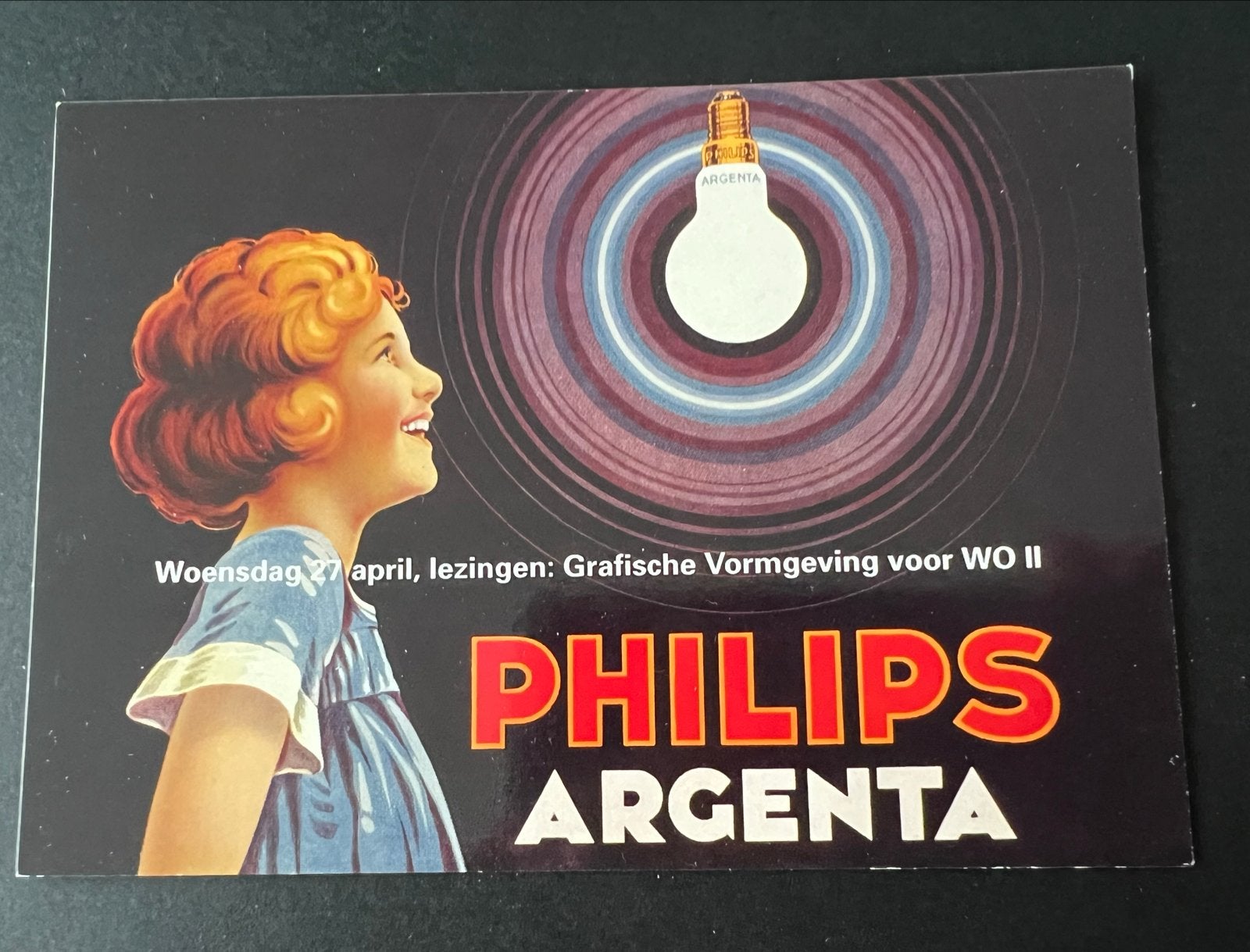 Philips Argenta - Grafische Vormgeving reclame, Ophalen of Verzenden, 1960 tot 1980, Ongelopen, Overige thema's
