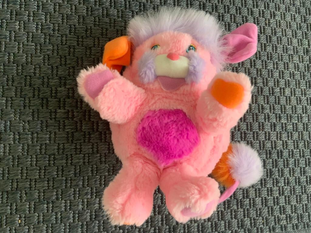 Zeldzame Vintage Roze 1986 Popples knuffel / pop, Kinderen en Baby's, Speelgoed | Knuffels en Pluche, Ophalen of Verzenden, Zo goed als nieuw