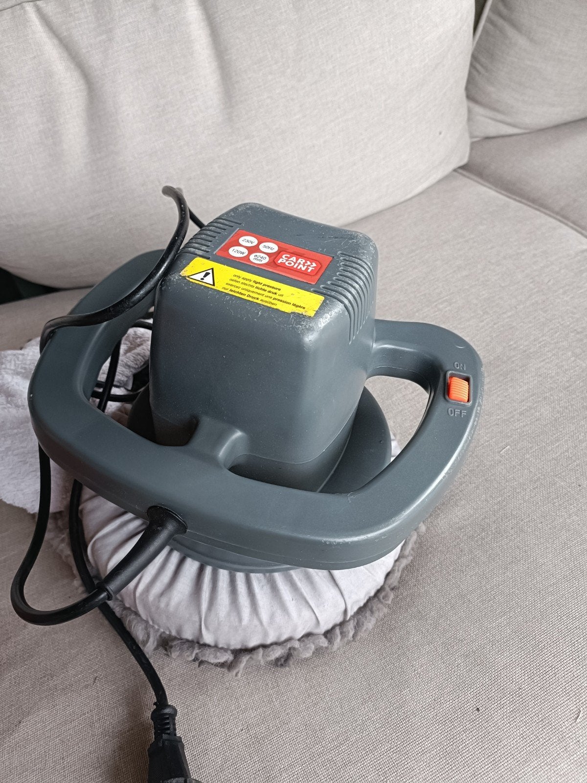 Polijstmachine auto met hoezen en Turtle Wax, Ophalen of Verzenden, Gebruikt