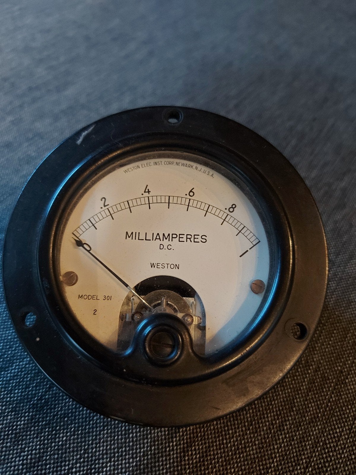 Weston Milliamperemeter DC - Model 301 Vintage, Ophalen of Verzenden, Overige typen