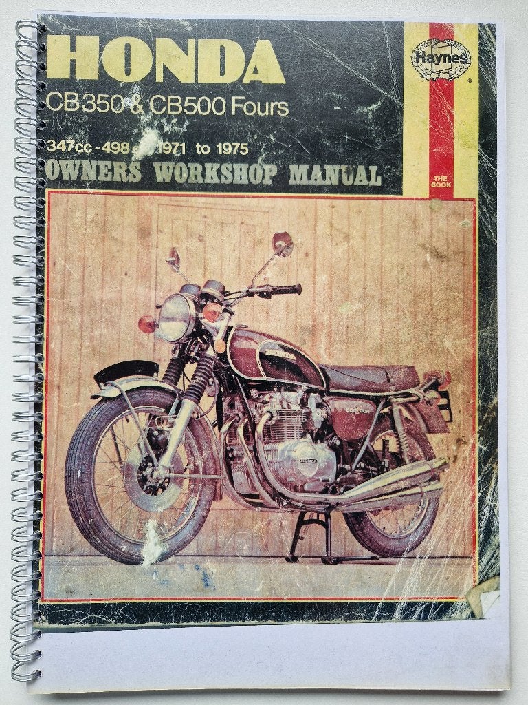Honda 350 & 500 Four workshop manual, KOPIE !, Motoren, Ophalen of Verzenden, Honda