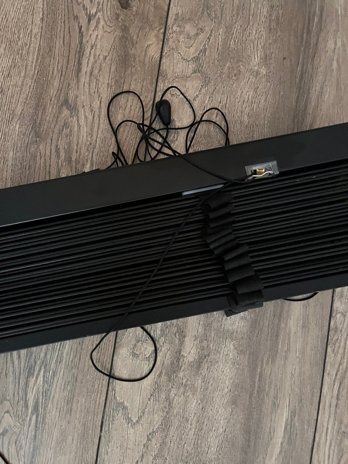 Zwarte jaloezie 135 cm x 118 cm, Ophalen, Jaloezie, Gebruikt, Zwart