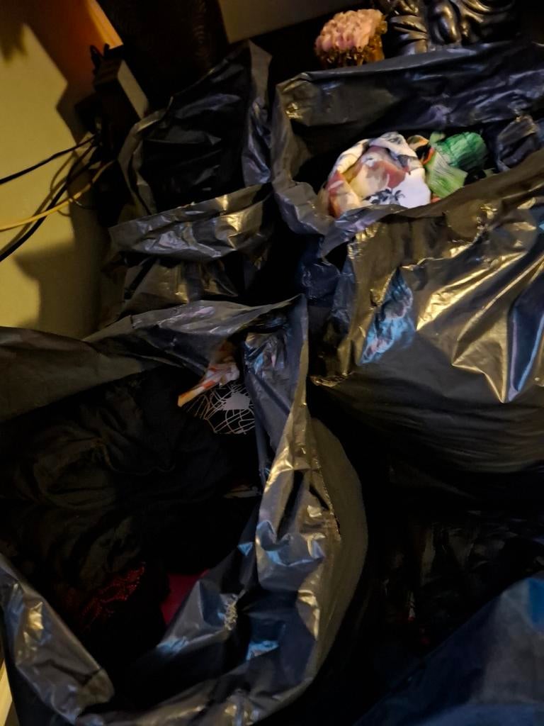 7vuilnis zakken vol kleding, Ophalen, Gedragen, Maat 42/44 (L)