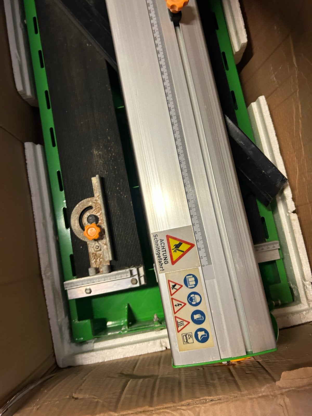 Zipper ZI-FS250 tegelzaag / tegelsnijder, Doe-het-zelf en Verbouw, Tegels, Ophalen, 60 cm of meer, Gebruikt, Overige typen