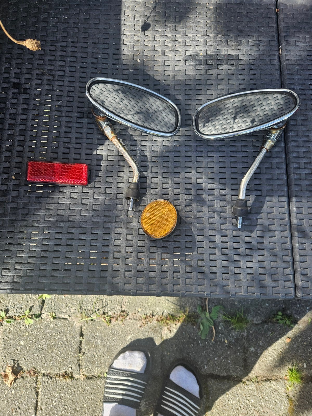 Spiegels en reflectoren voor gy6 scooter, Ophalen of Verzenden, Gebruikt, Overige typen, Lintex
