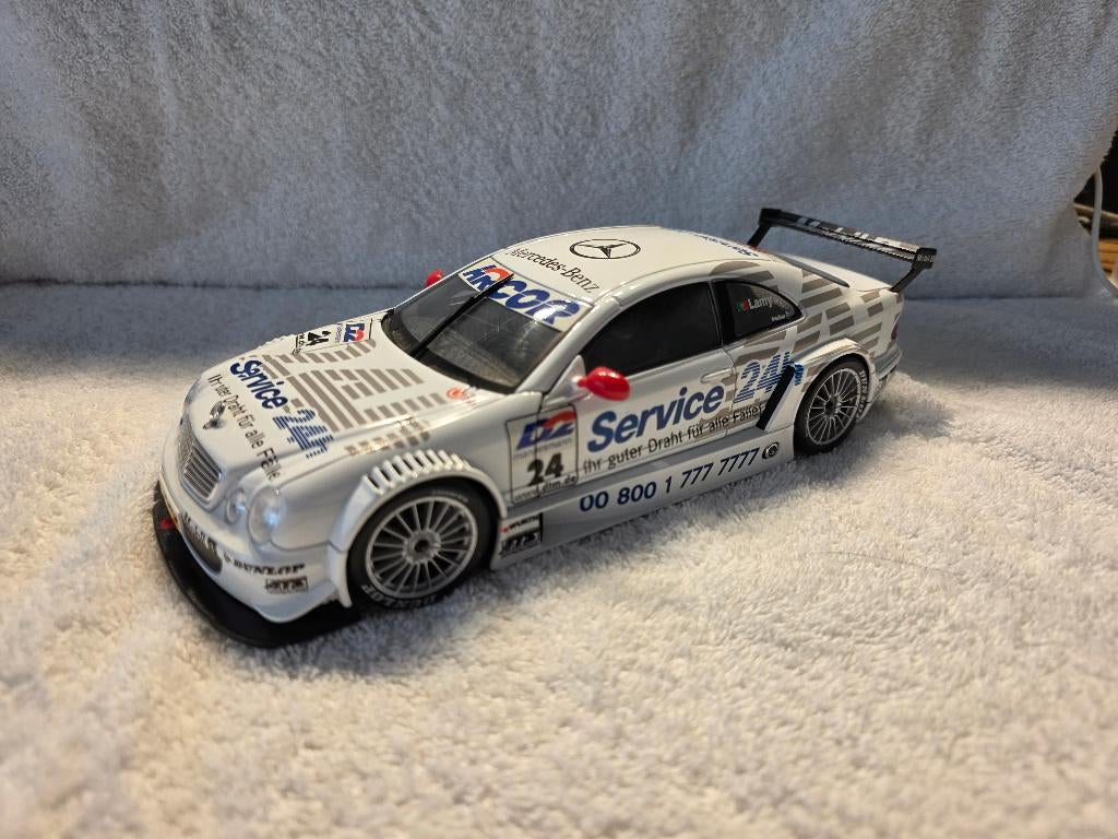 Mercedes Benz CLK DTM 2000 1:18, Ophalen of Verzenden, Zo goed als nieuw, Auto, Maisto