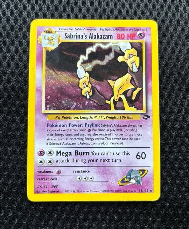 Sabrina’s Alakazam, Ophalen, Zo goed als nieuw, Losse kaart, Foil