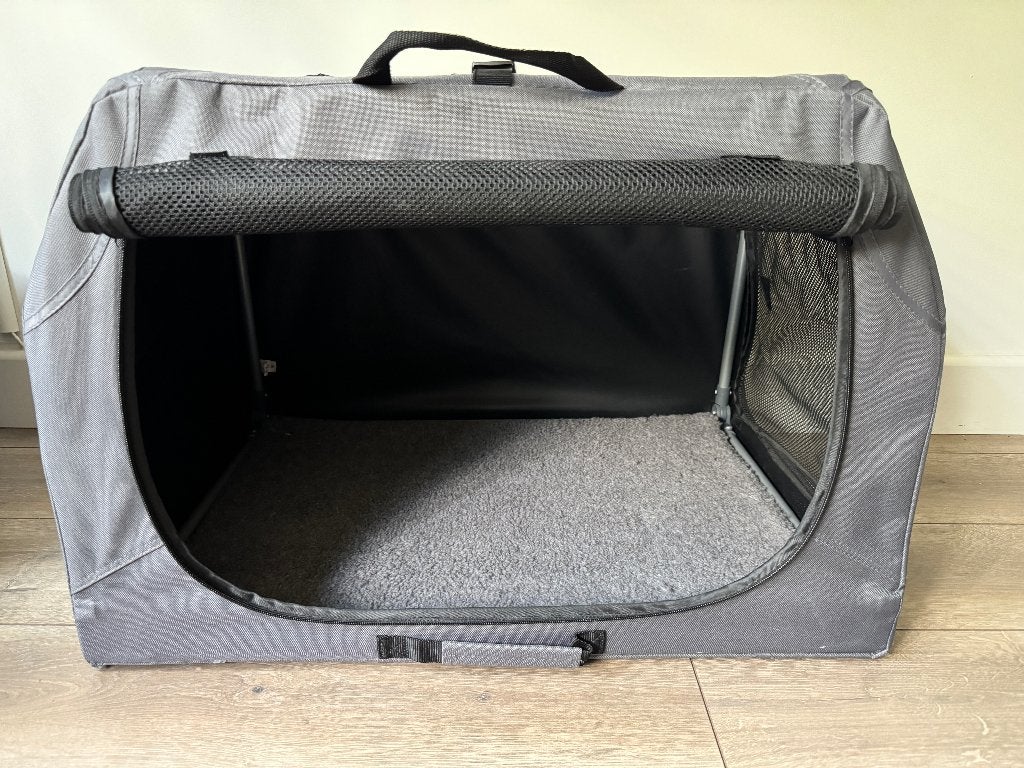Trixie softkennel Easy Reisbench., Dieren en Toebehoren, Ophalen of Verzenden, Gebruikt