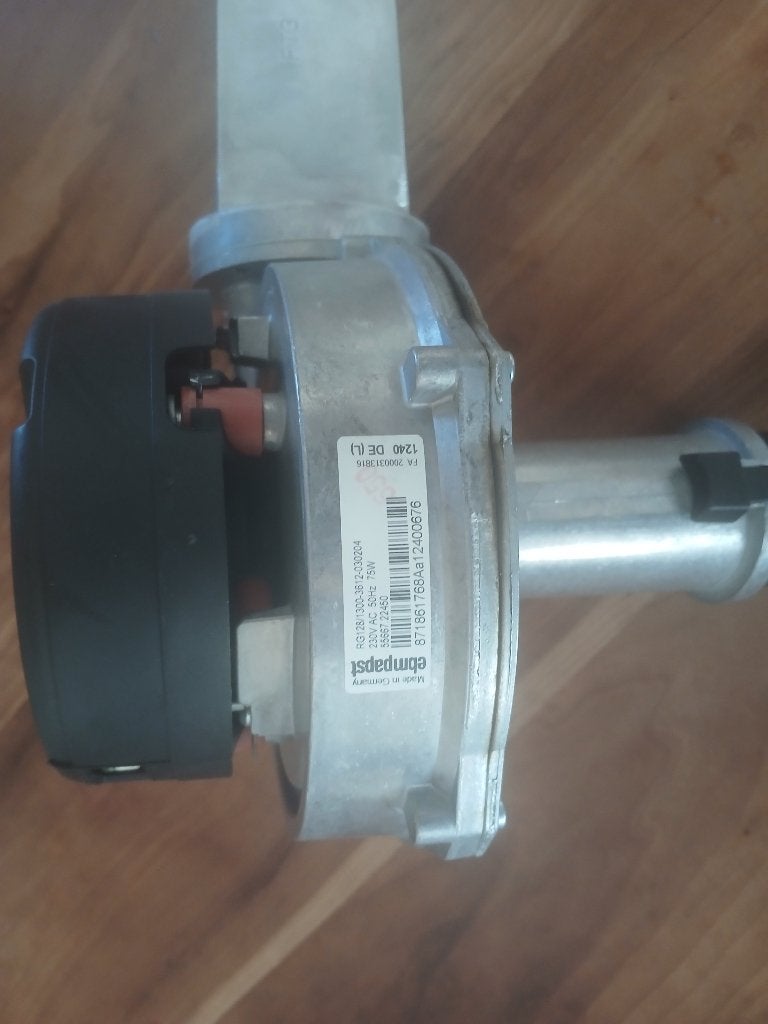 Ventilator  nefit topline compact, Minder dan 30 cm, Cv-ketel of Combi-ketel, Minder dan 60 cm, Ophalen of Verzenden