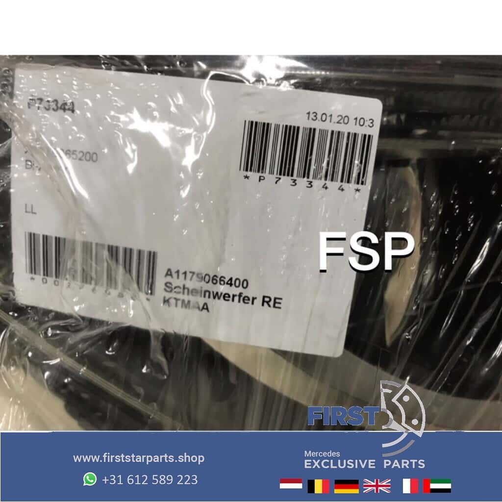 A1179065200 W117 CLA LED Bi Xenon KOPLAMP RECHTS Mercedes 20, Gebruikt, -, Ophalen of Verzenden, -